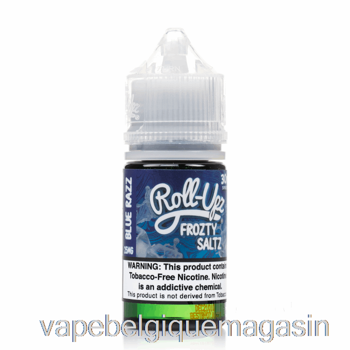 Vape Belgique Glace Framboise Bleue - Jus Roll-upz Sel - 30ml 50mg